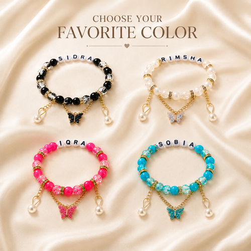 Buy 1 Get 1 FREE Personalized Name Bracelets | Giftforher.store
